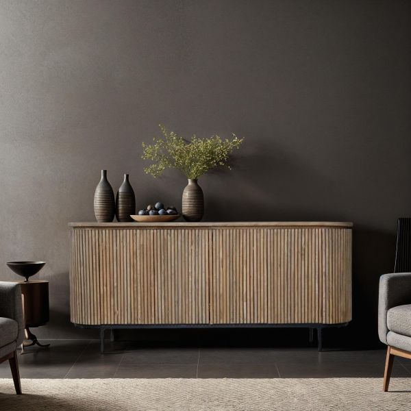 Sideboard Anrichte LAUSANNE 180 cm Teakholz