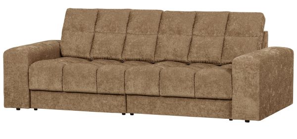 woood 2 Sitzer Sofa SECOND DATE Webstoff vintage sandfarben