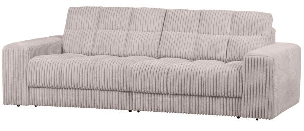 woood 2 Sitzer Sofa SECOND DATE Ribcord natural