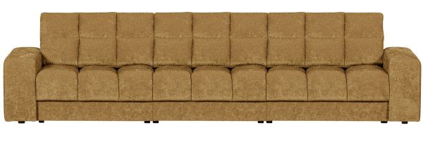 woood 3 Sitzer Sofa SECOND DATE Webstoff vintage gold