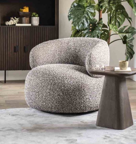 Sessel Relaxsessel Naeva taupe Drehsessel