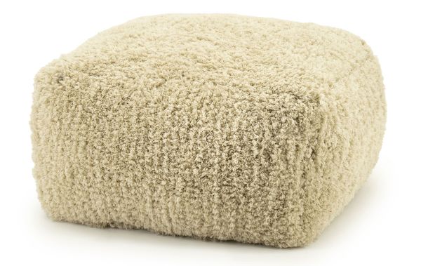 Pouf Fez 60 x 60 cm Hocker Sitzhocker natural