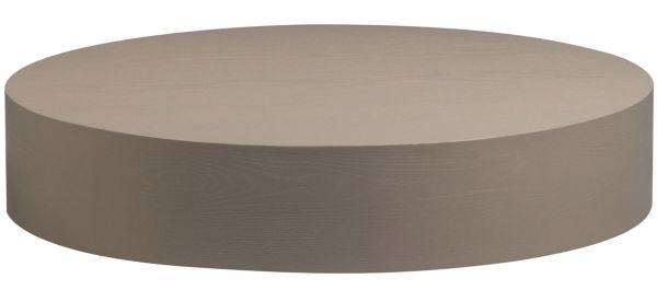 Couchtisch SHIELD rund Ø 100 cm MDF greige