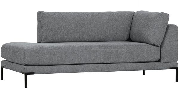 vtwonen Lounge Element Couple links Webstoff denim Melange Couch Sofa