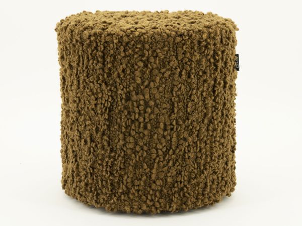 Pouf Vista Ø 40 cm Hocker Sitzhocker mustard