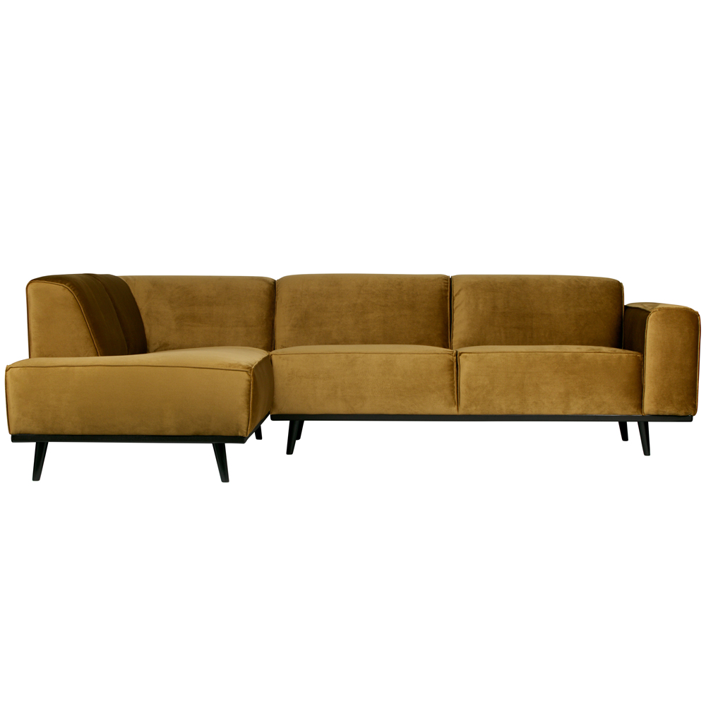 Eckgarnitur Statement Samt Honiggelb Couch Sofa Ecksofa Eckcouch Longchair Links Maison Esto Ihr Grosser Mobel Online Shop