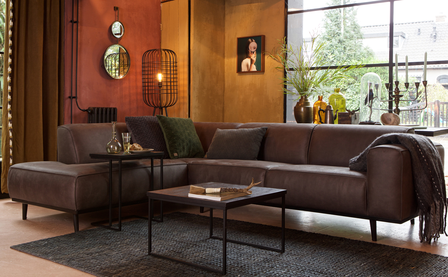 bepure Couch STATEMENT Ecksofa großer Eco Möbel Maison ESTO Online-Shop Ihr Eckgarnitur | links Longchair Leder Sofa Ledercouch grau