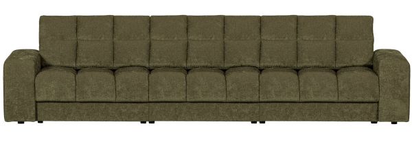 woood 3 Sitzer Sofa SECOND DATE Webstoff vintage grün