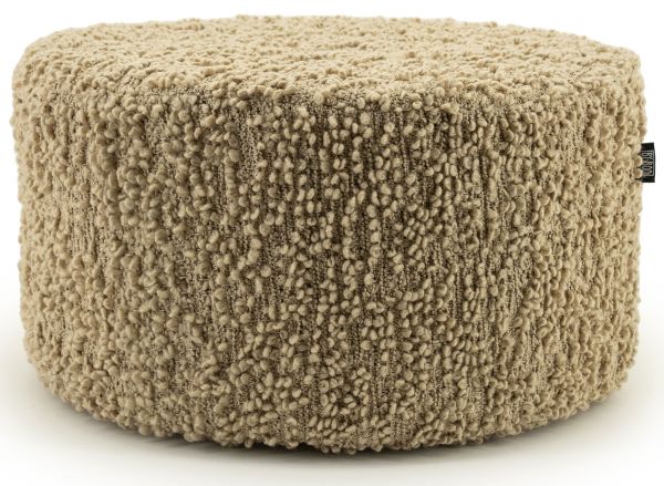 Pouf Vista Ø 60 cm Hocker Sitzhocker beige