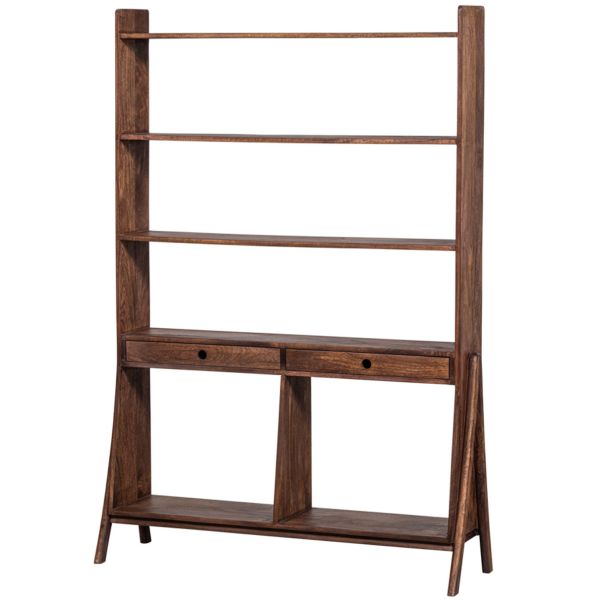 Bücherregal Regal SIVIAN offen H 175 cm Mangoholz