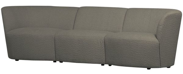 3 Sitzer Sofa COCO 227 cm BOUCLÉ warmgrün