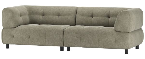 3 Sitzer Sofa LOUIS 244 cm Chenille grün