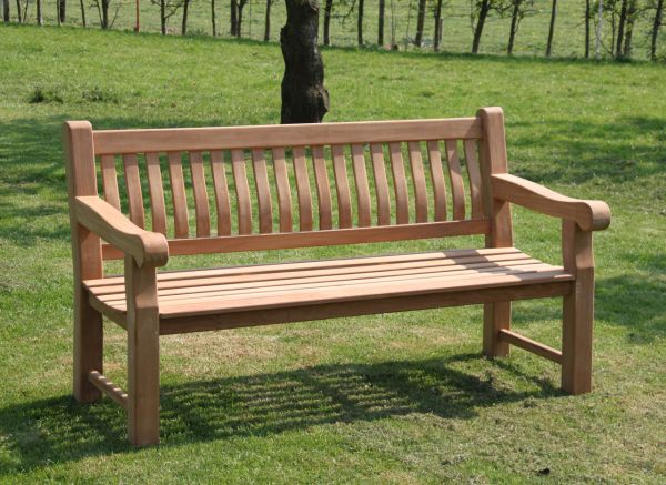 TEAK Gartenbank FAT 200 cm Teakholz massiv